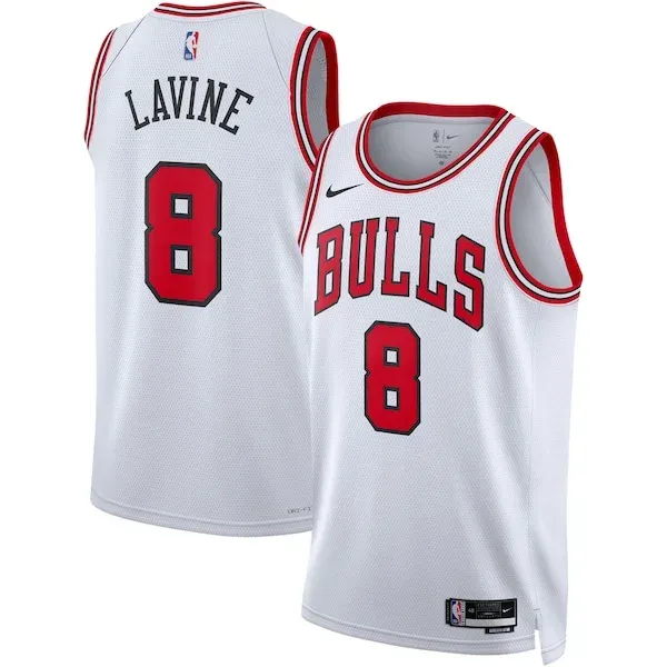 Zach LaVine CHI Swingman Jersey - modern high-quality - Red athletic
