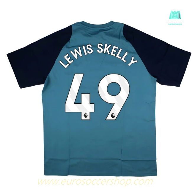 2025-2026 Arsenal Training Tee (Blanch Blue) (Lewis Skelly 49)