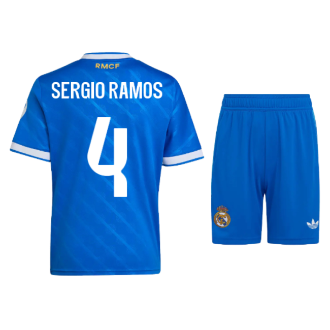 Licensed 2025-2026 Real Madrid Spanish League Third Strip (Sergio 4)