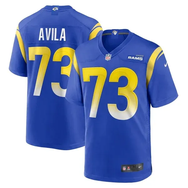 Los Angeles Rams Game Football Jersey - Royal S | team jersey
