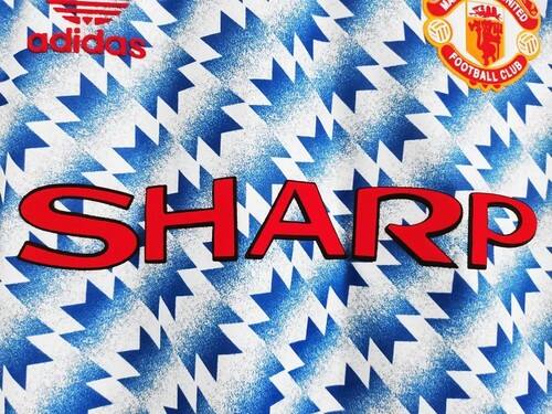 Authentic Manchester United (man Utd) 1990-1992 Visitante -