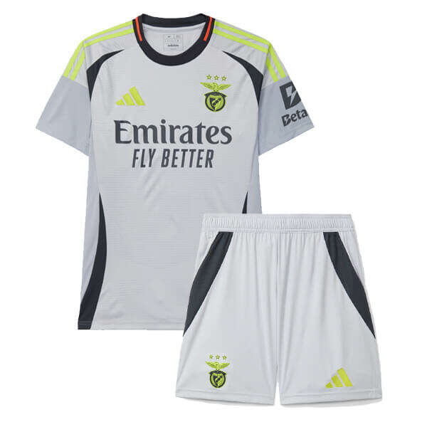 Kids Benfica 2425 Third Football Kit ShirtShorts - Official Replica