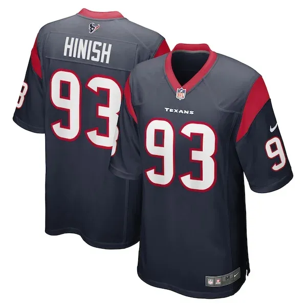 None Kurt Hinish Game Jersey - Navy | NFL Player Jersey | NFL Football