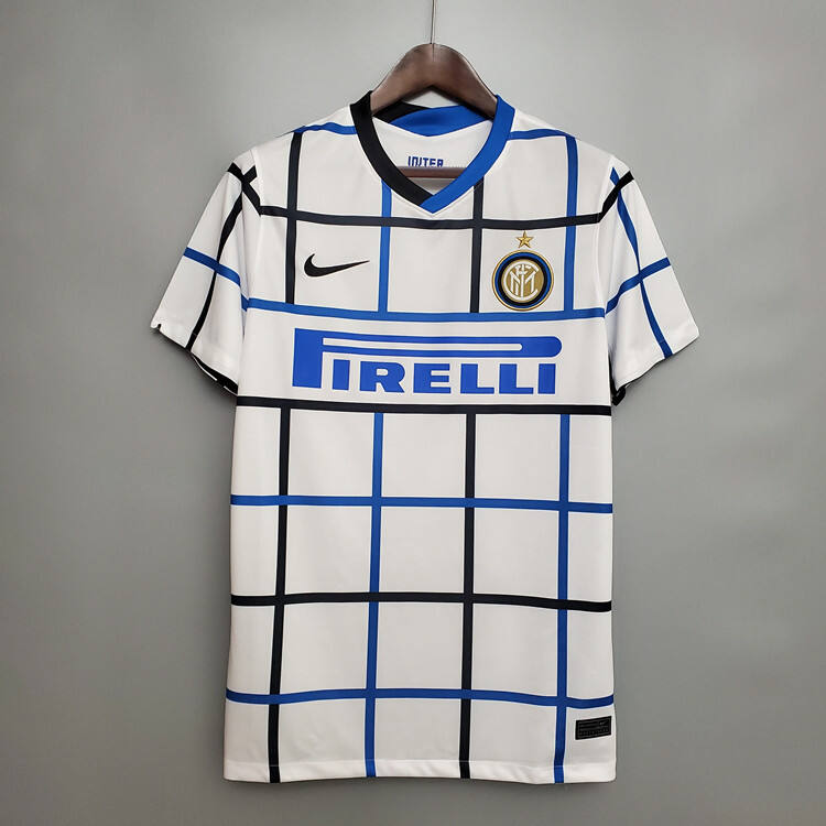 Inter Milan 20-21 Away White Soccer Jersey Football Shirt - Official