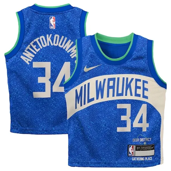 Giannis Antetokounmpo MIL Authentic Swingman Jersey - Team Colors