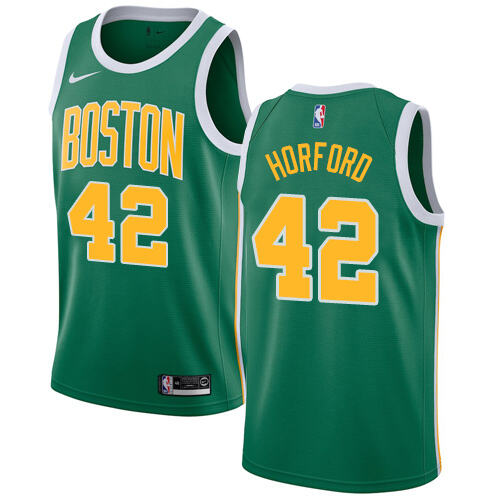 Official Celtics #42 Al H. 2024 Earned NBA Swingman Jersey Green -