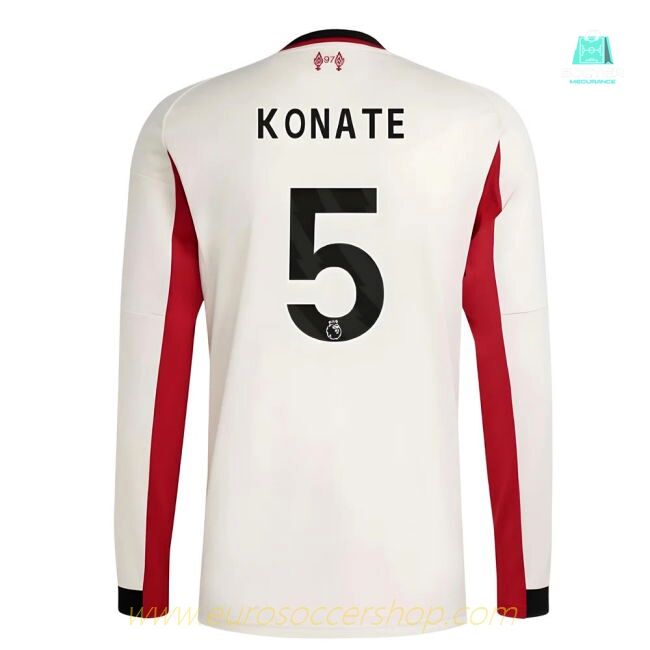2025-2026 Liverpool Long Sleeve Away Shirt (Konate 5)