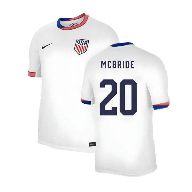 2024-2025 United States USA Home Shirt (MCBRIDE 20)