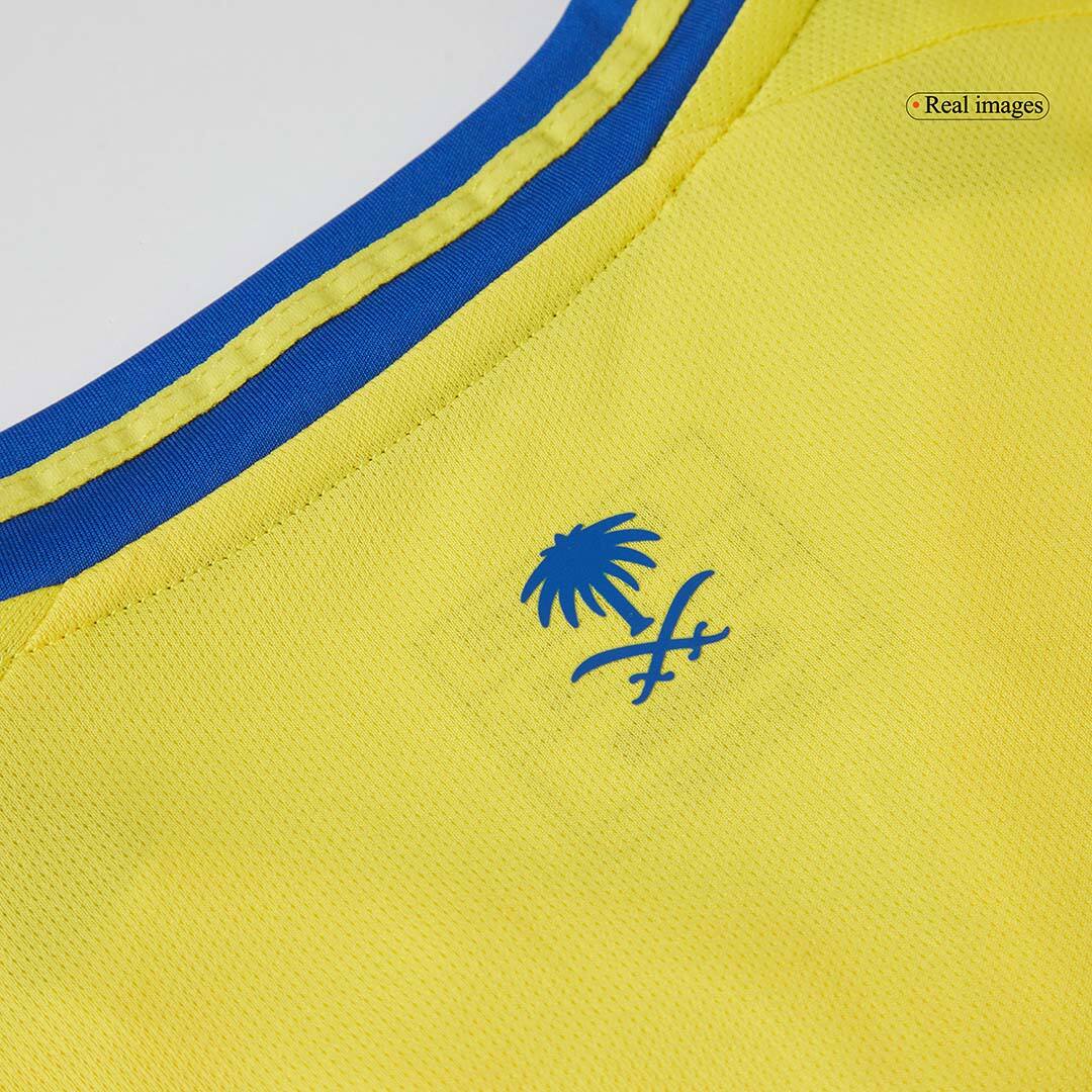 Al Nassr Home  Soccer Jersey Kit(Jersey+Shorts) 2024/25 Authentic Kit