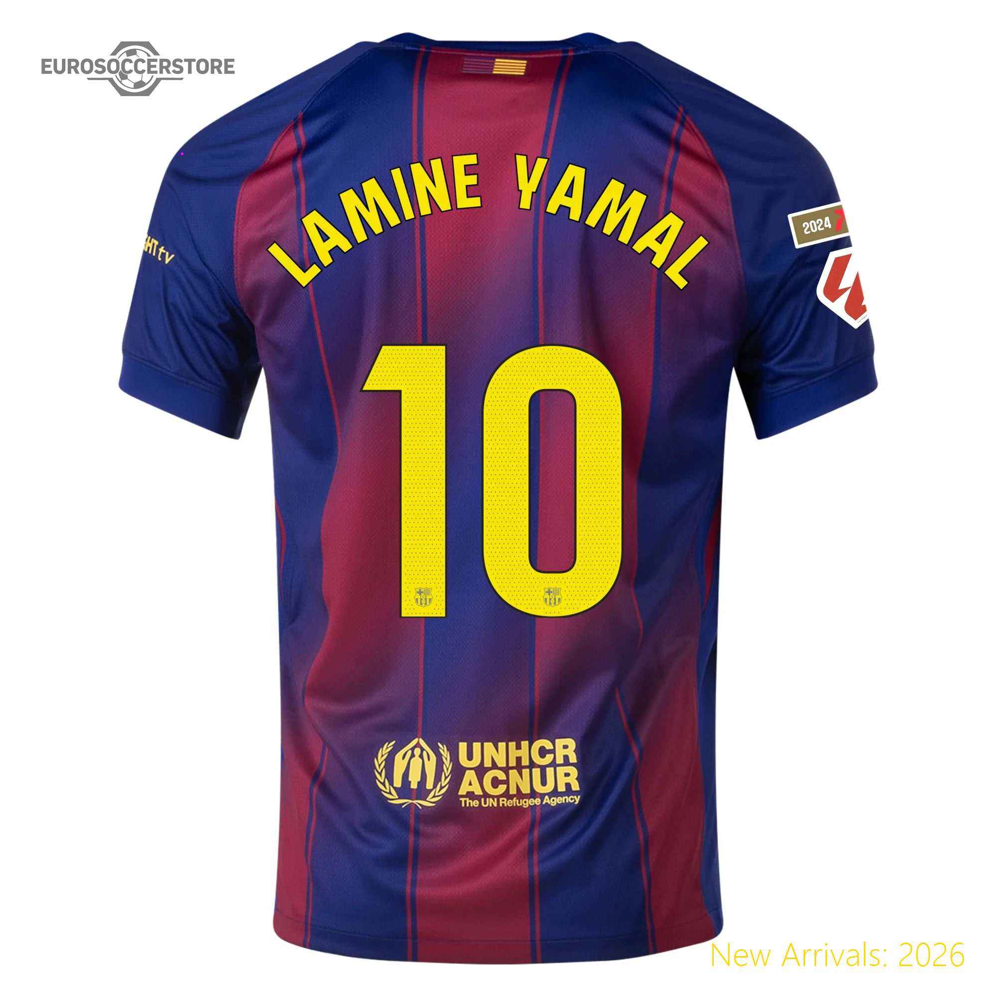 Kids Bar Lamine Yamal Barcelona Home Home Official Jersey 2023