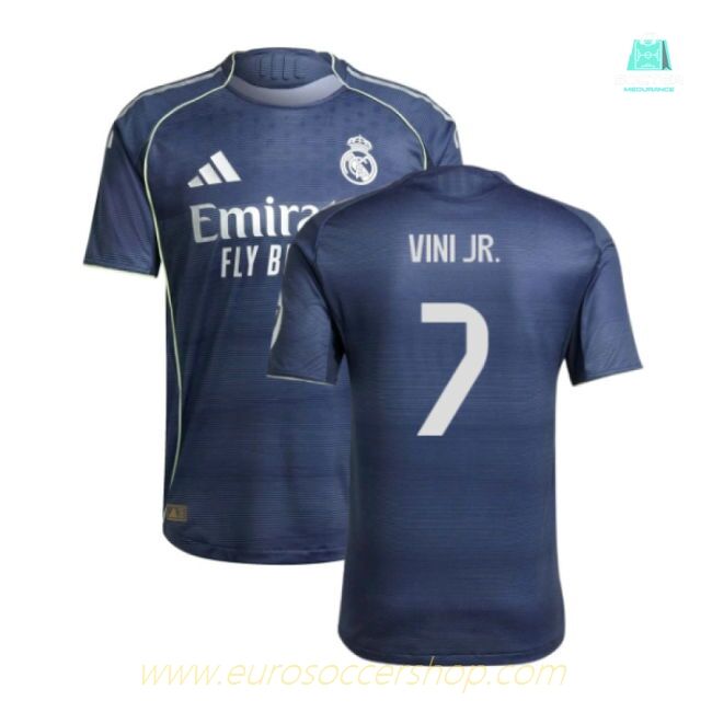 2025-2026 Real Madrid Authentic Away Shirt (Vini Jr. 7)