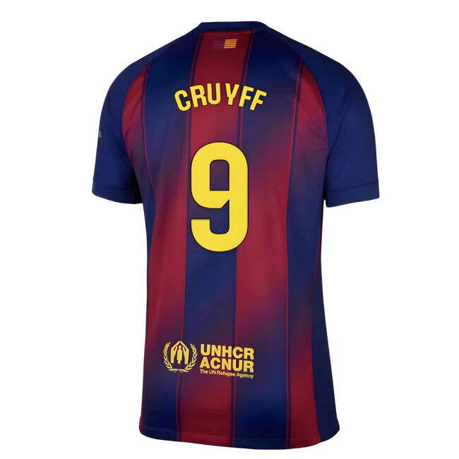 Cruyff 9 Barcelona Main Team Elite Quality Home Pro Shirt