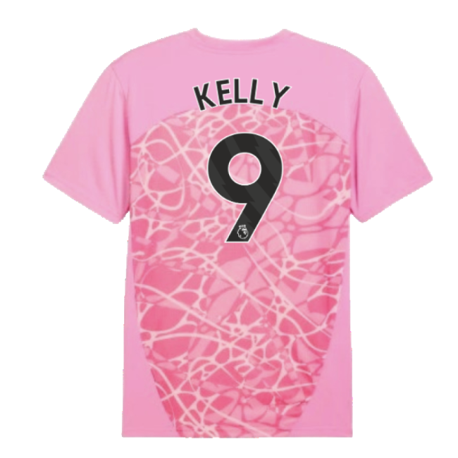 2024-2025 Man City Pre-Match Shirt (Pink) (Kelly 9)