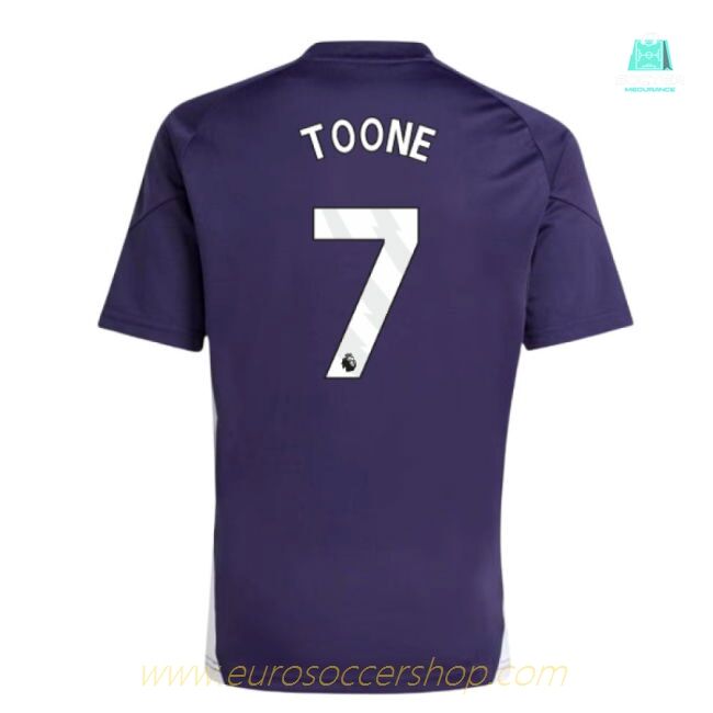 2025-2026 Man Utd Training Tee (Aurora Plum) (Toone 7)