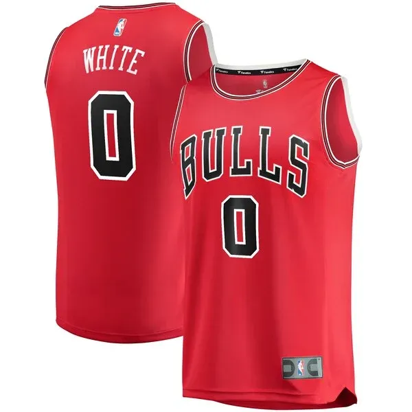 Coby White CHI Replica Jersey - genuine player-jersey - Red athletic