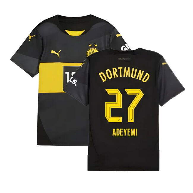 Kids Genuine 2024-2025 Borussia Dortmund German Away Strip