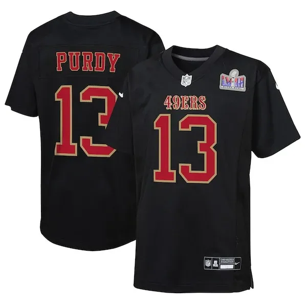 San Francisco 49ers Game NFL Jersey - Black | Authentic Football Ap...