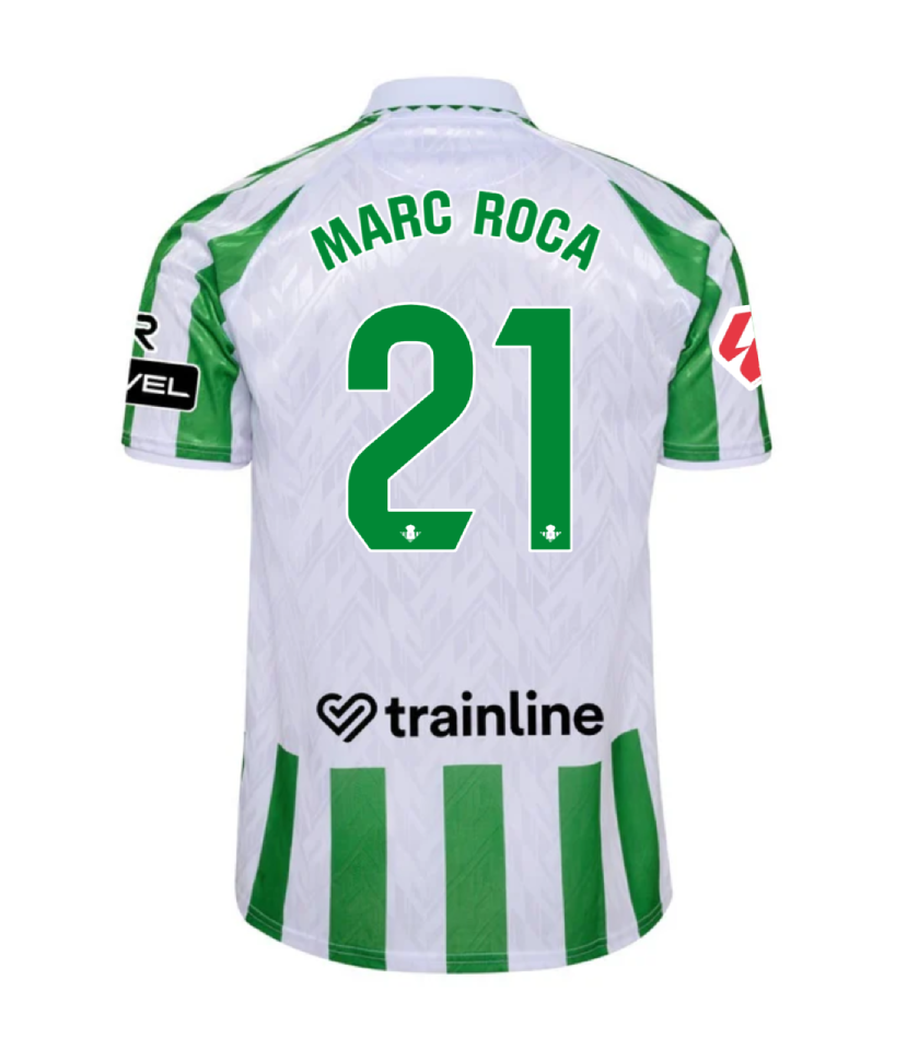 Real Betis 24-25 Home MARC ROCA 21 Jersey