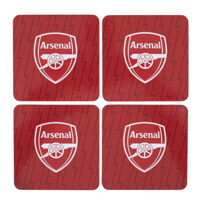 Arsenal FC 4pk Cork Coaster - official style