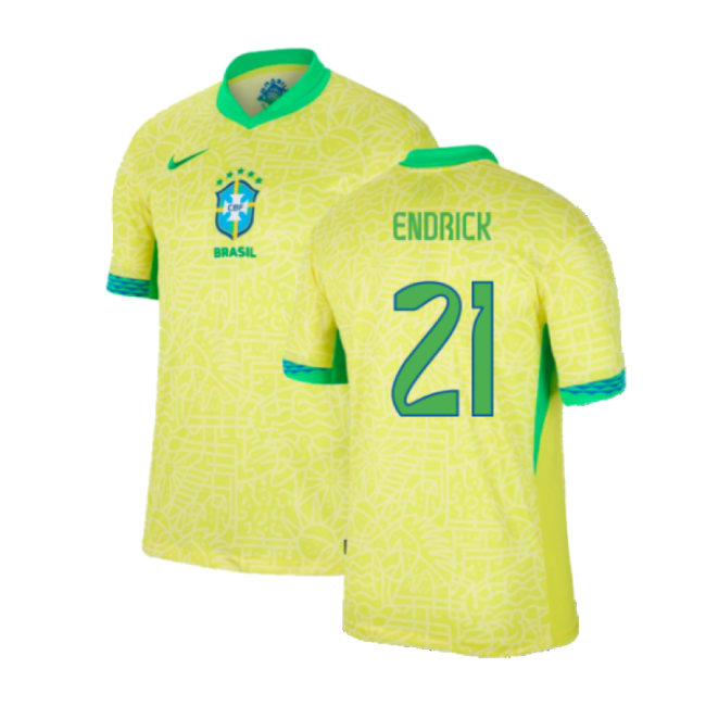 Supporter Grade Brazil Home Replica Jersey (Adults)