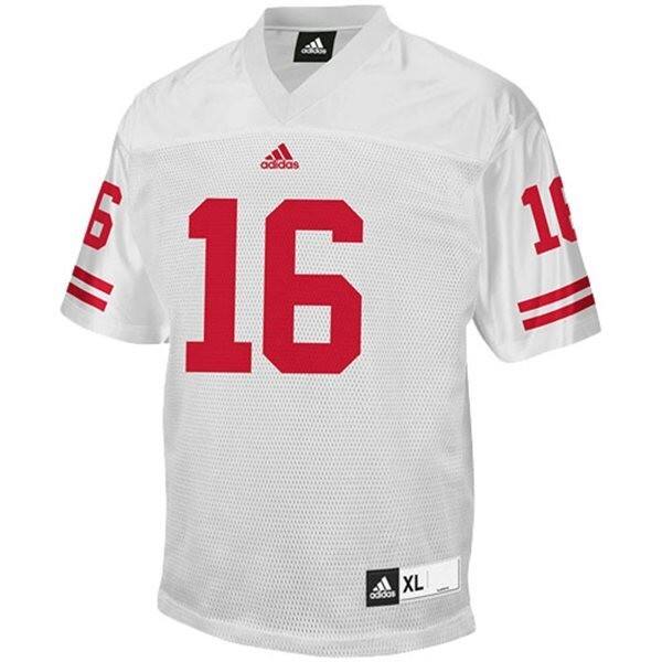 Men Ncaa Team #16 Russell Wilson Authentic Football Jersey
