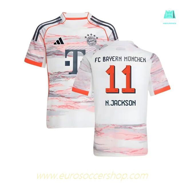 2025-2026 Bayern Munich Away Shirt (Kids) (N.Jackson 11)