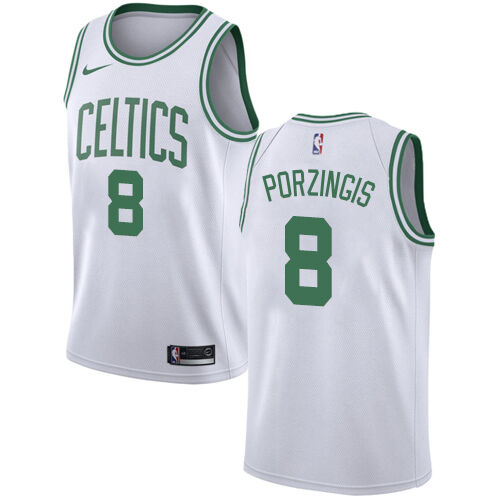 Celtics Kristaps Porzingis #8 Authentic 2024 Icon NBA Swingman Jersey
