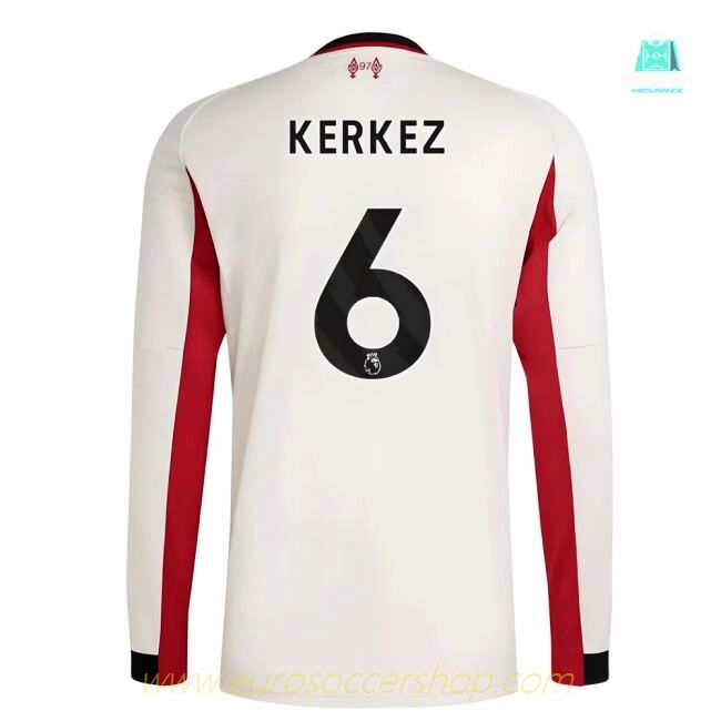 2025-2026 Liverpool Long Sleeve Away Shirt (Kerkez 6)