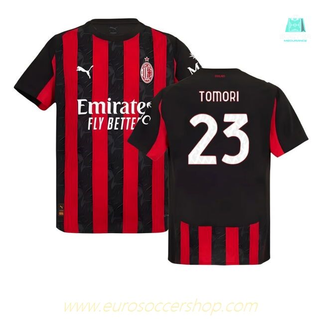 2025-2026 AC Milan Authentic Home Shirt (Tomori 23)