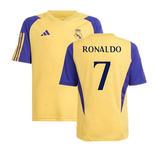 2023-2024 Real Madrid Training Shirt (Spark) - Kids (Ronaldo 7)