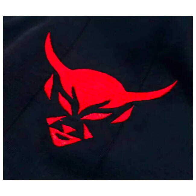 Minimalist Belgium Le Diable Away Retro Football Shirt (Black) Beautiful