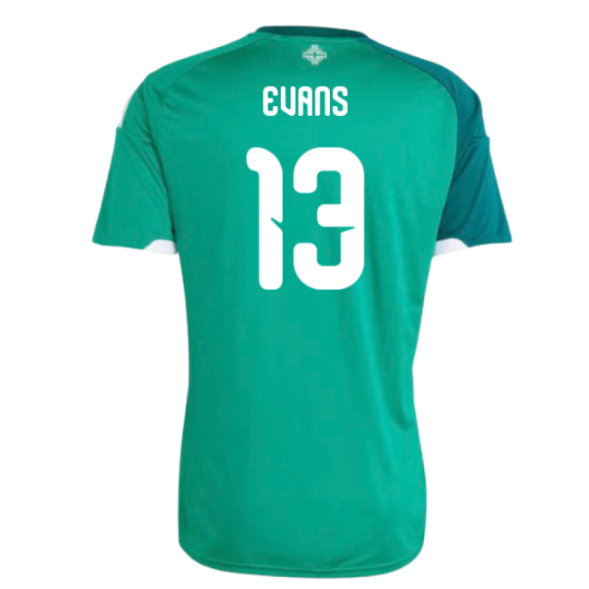 Stylish 2026-2027 Northern Ireland Home Shirt (Evans 13) for World ...