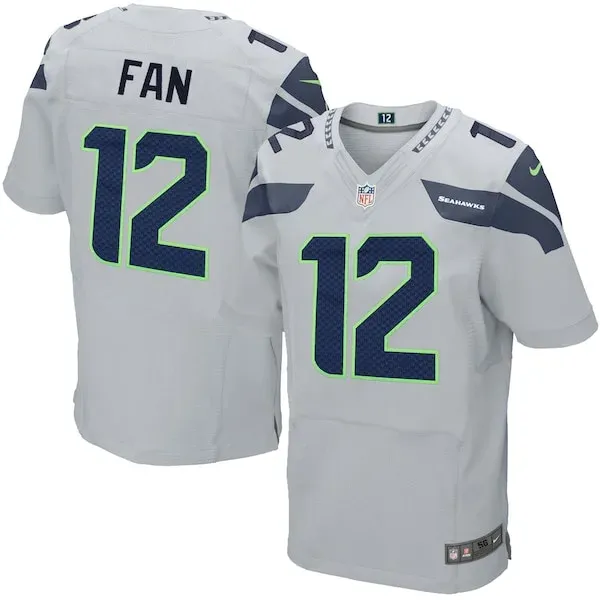 Seattle Seahawks Seattle Seahawks Elite Jersey - Gray | NFL Player ...