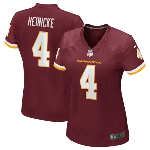 None Taylor Heinicke Game Jersey - Burgundy | NFL Player Jersey
