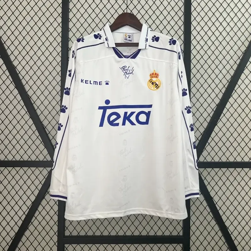 1994-1996 Long Sleeve Real Madrid Jersey retro kit