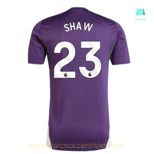 2025-2026 Man Utd Training Jersey (Aurora Plum) (Shaw 23)