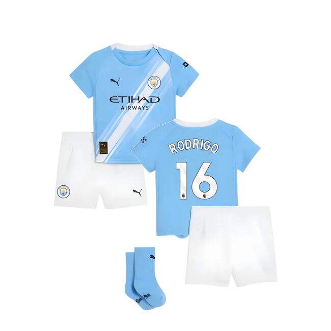2025-2026 Man City Home Baby Kit (Rodrigo 16) - fan gear