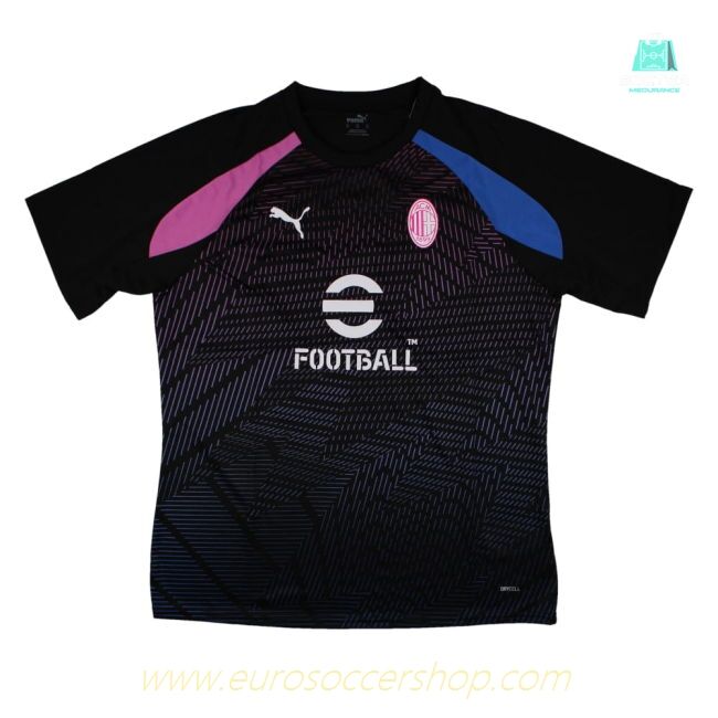 2023-2024 AC Milan Pre-Match Jersey (Black)