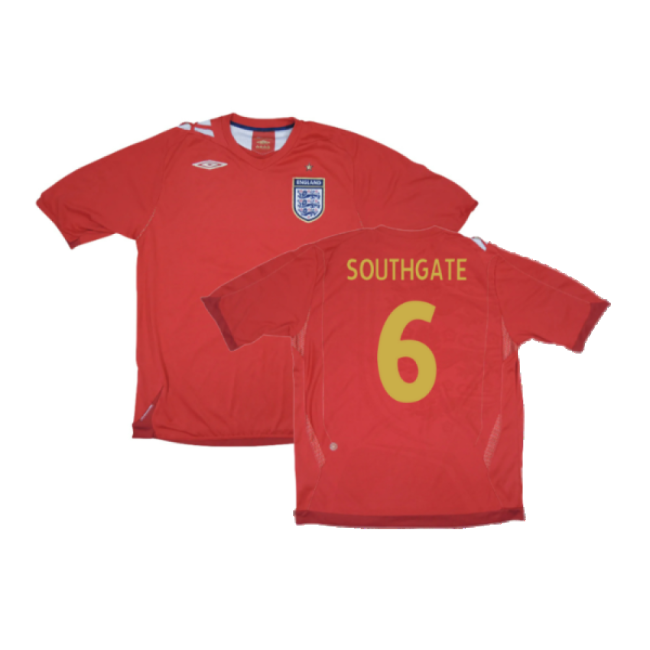 England 2006-08 Away Shirt (M) (Very Good) (SOUTHGATE 6)