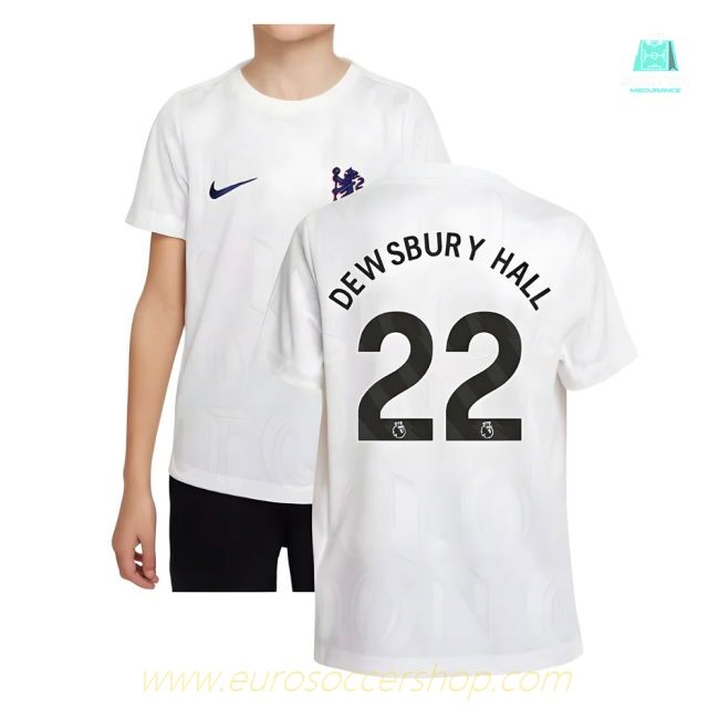 2025-2026 Chelsea Pre-Match Shirt (White) - Kids (Dewsbury Hall 22)