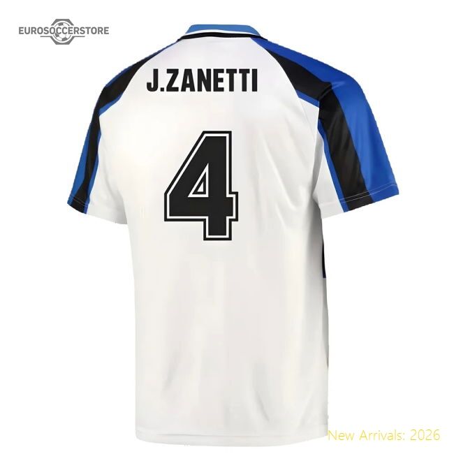 2023-2024 Inter Milan Away Authentic Jersey J.zanetti Kappa Kombat