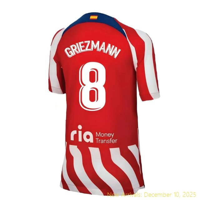 2022-2023 Atletico Madrid Performance Home Shirt (Kids) (GRIEZMANN 8)