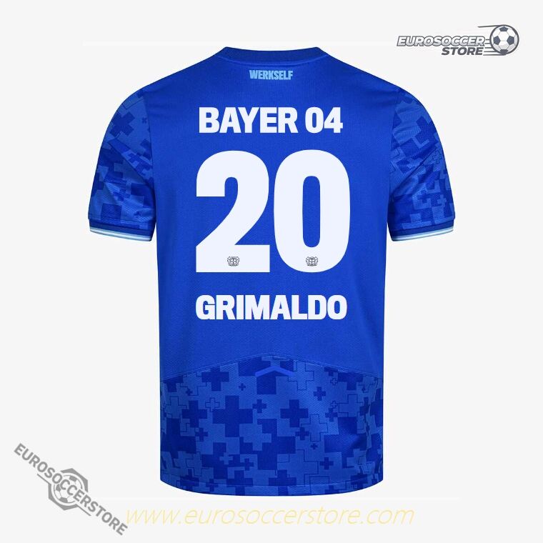 Bayer 04 Leverkusen GRIMALDO 20 Third Football Jersey 25-26 Season