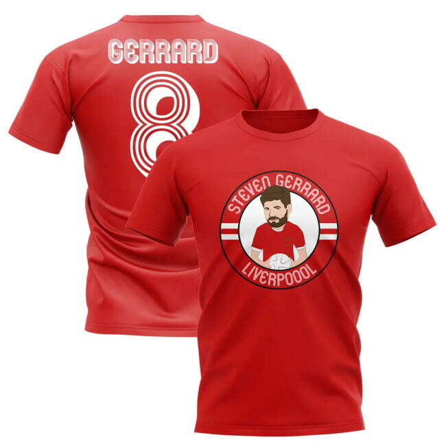 Liverpool T-shirt - Featuring Gerrard - Football Fashion