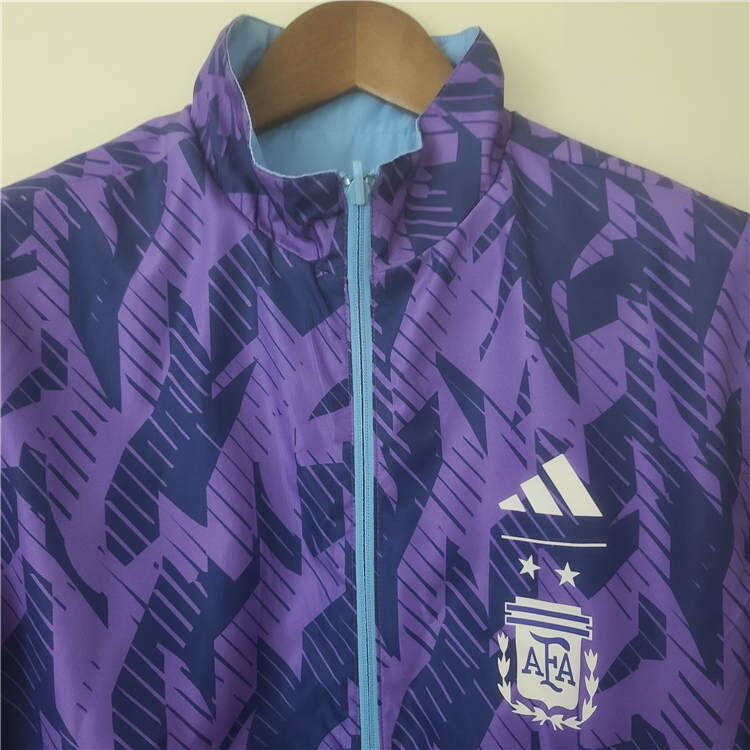 High Performance Argentina World Cup 2022 Purple Windbreaker Jacket