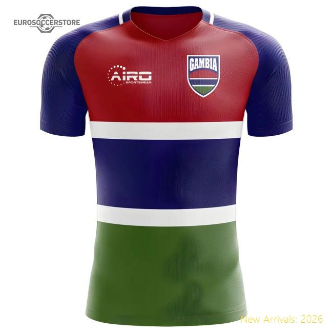 Authentic Gambia Concept 20252026 Home Shirt Drifit Slim