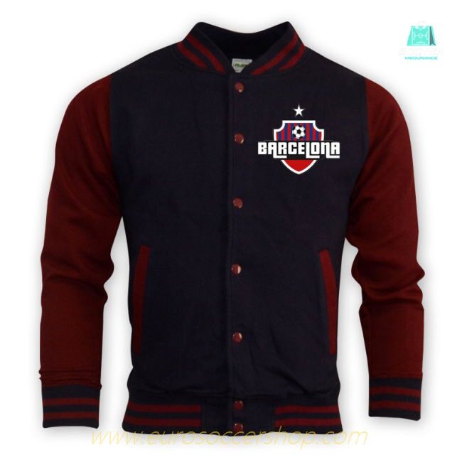 Barcelona College Baseball Jacket (navy)