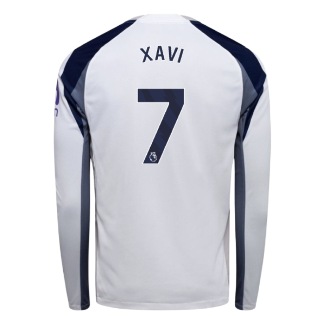 retro 2025-2026 Tottenham Long Sleeve Home Shirt (Xavi 7)