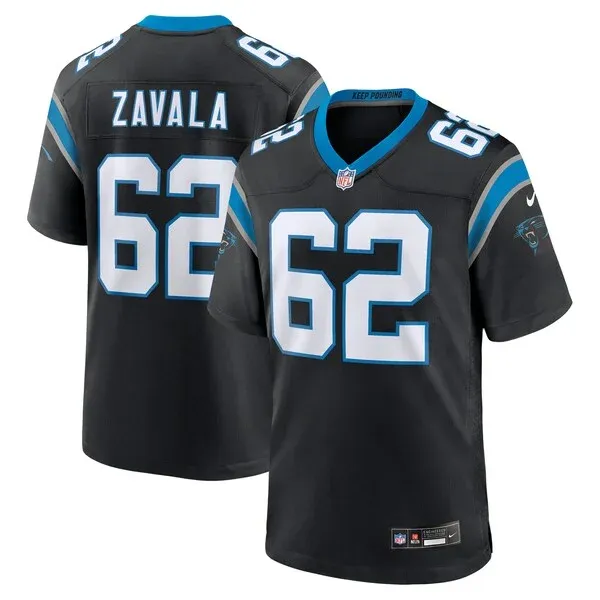 None Chandler Zavala Game Jersey - Black | NFL Player Jersey