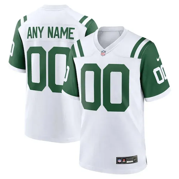 None Replica NFL Jersey - White | Top-Grade Football Apparel